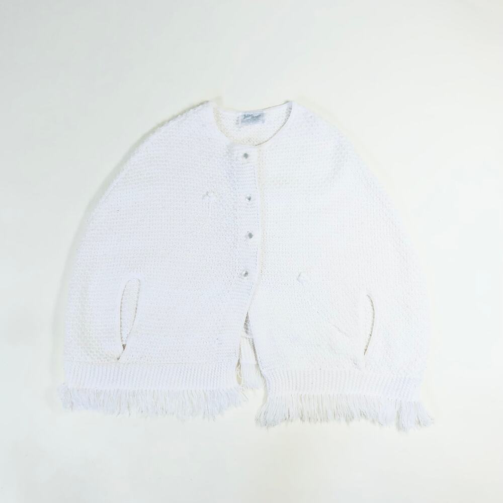VINTAGE GIRLS KNIT PONCHO SIZE 4/6